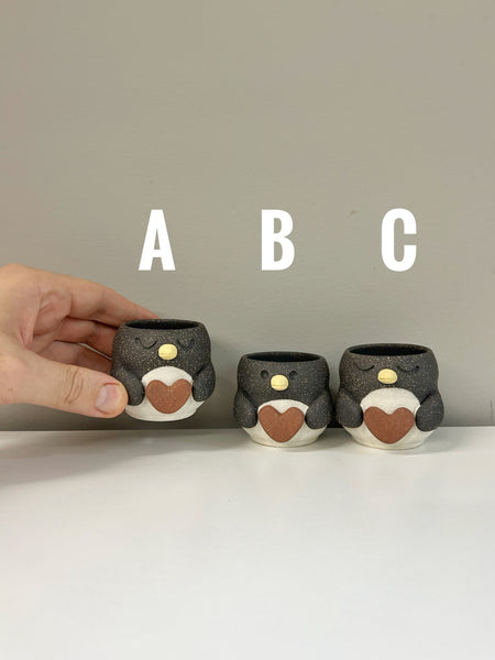 Moodie Penguins - Heart - Miniature
