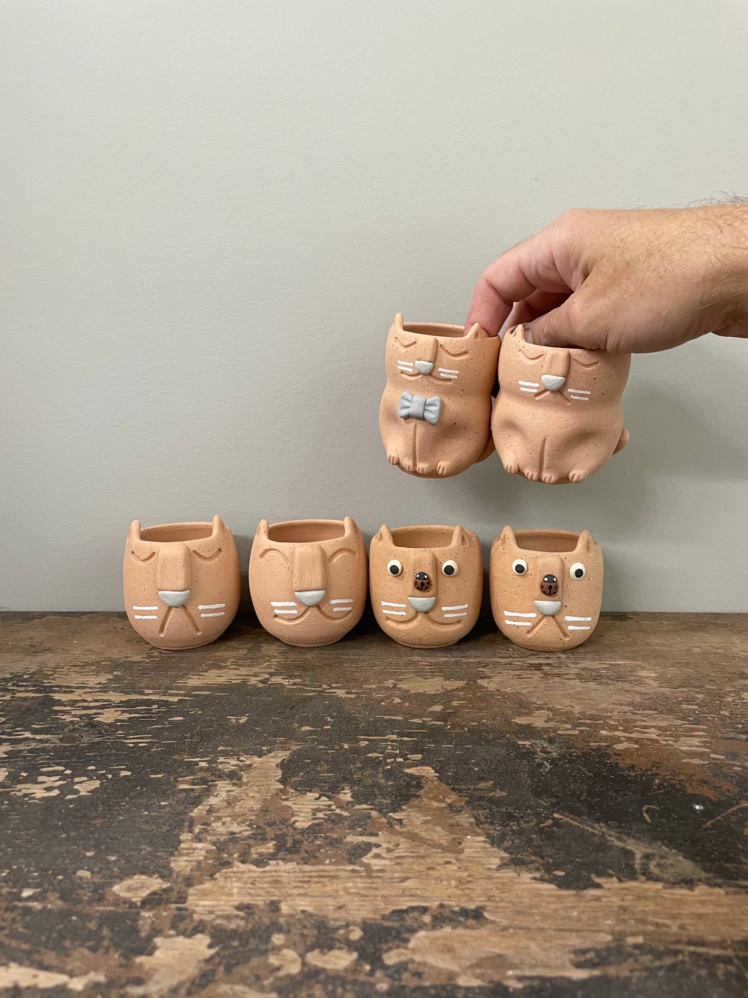 Seconds - Green-Nosed Cats - Miniature